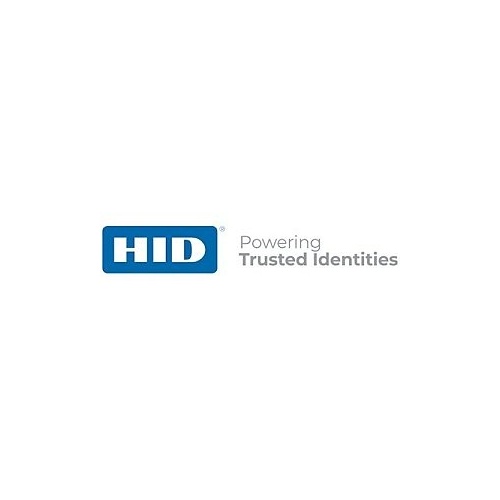 HID 3963PKPGGMNNM iCLASS SE et MIFARE DESFire 8K EV1 Combo Carte compatible SIO, 32k Bits, programmée, finition brillante, blanc