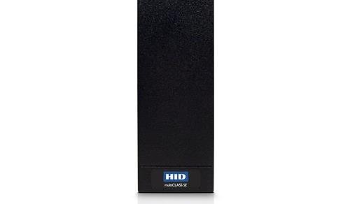 HID 910PTNTEK00000 multiCLASS SE R15 Smart Card Reader, Standard Prox, Wiegand, Terminal, Standard 1 Security, Red LED, Flashing Green, Buzzer On, Black